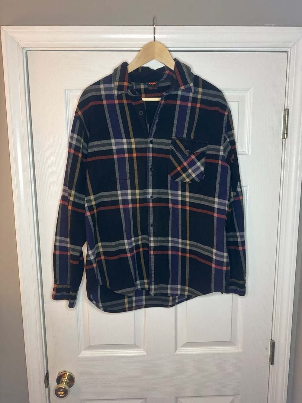 Nike 6.0 Plaid Flannel Button Down Shirt Size Large